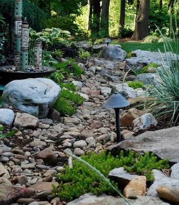 園林工程 | 美麗的旱溪景觀,四季皆有景!